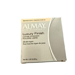 Almay Luxury Finish Loose Powder All Skin Types 1.25 oz Translucent